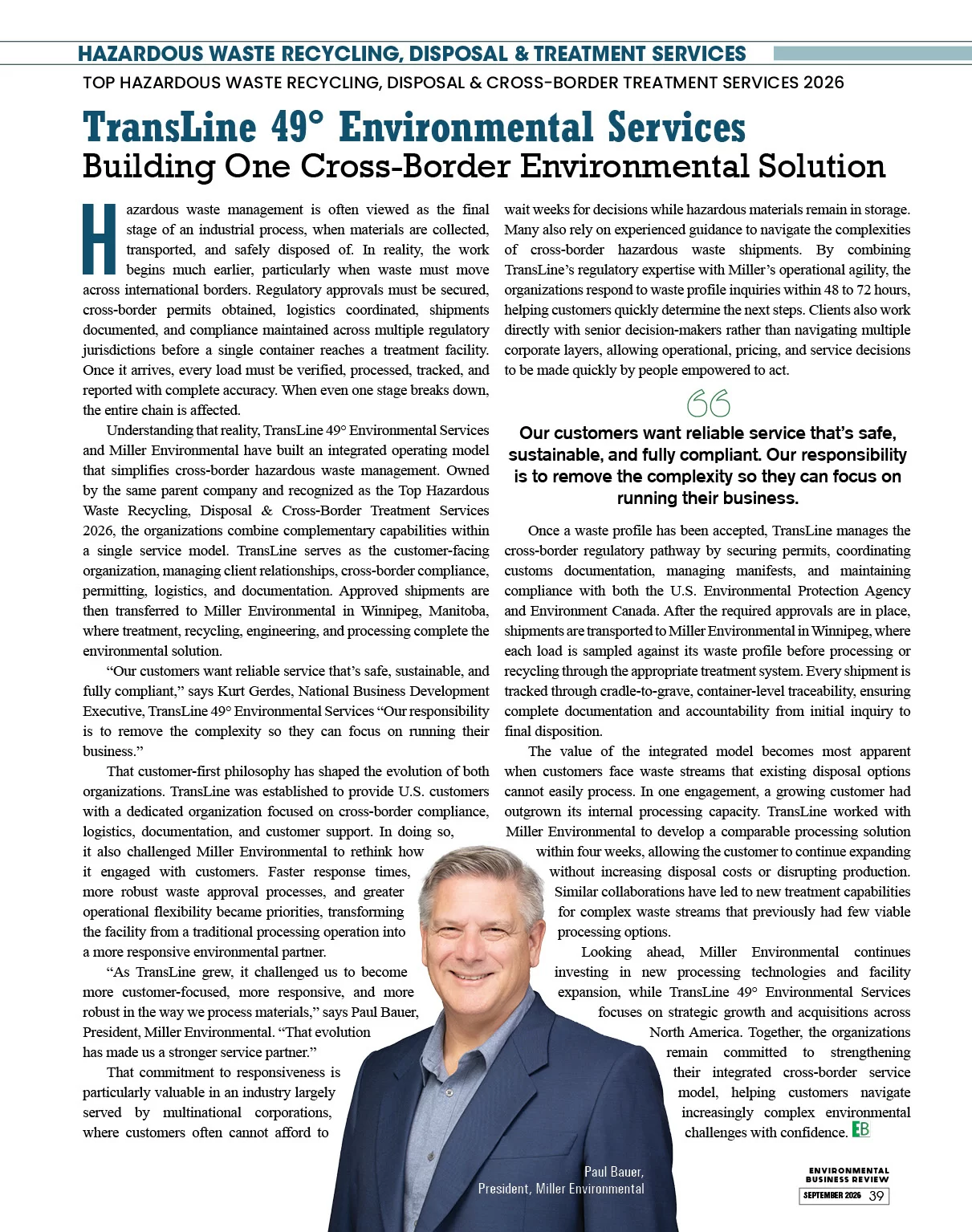  Waste Management | Environmental Business Review